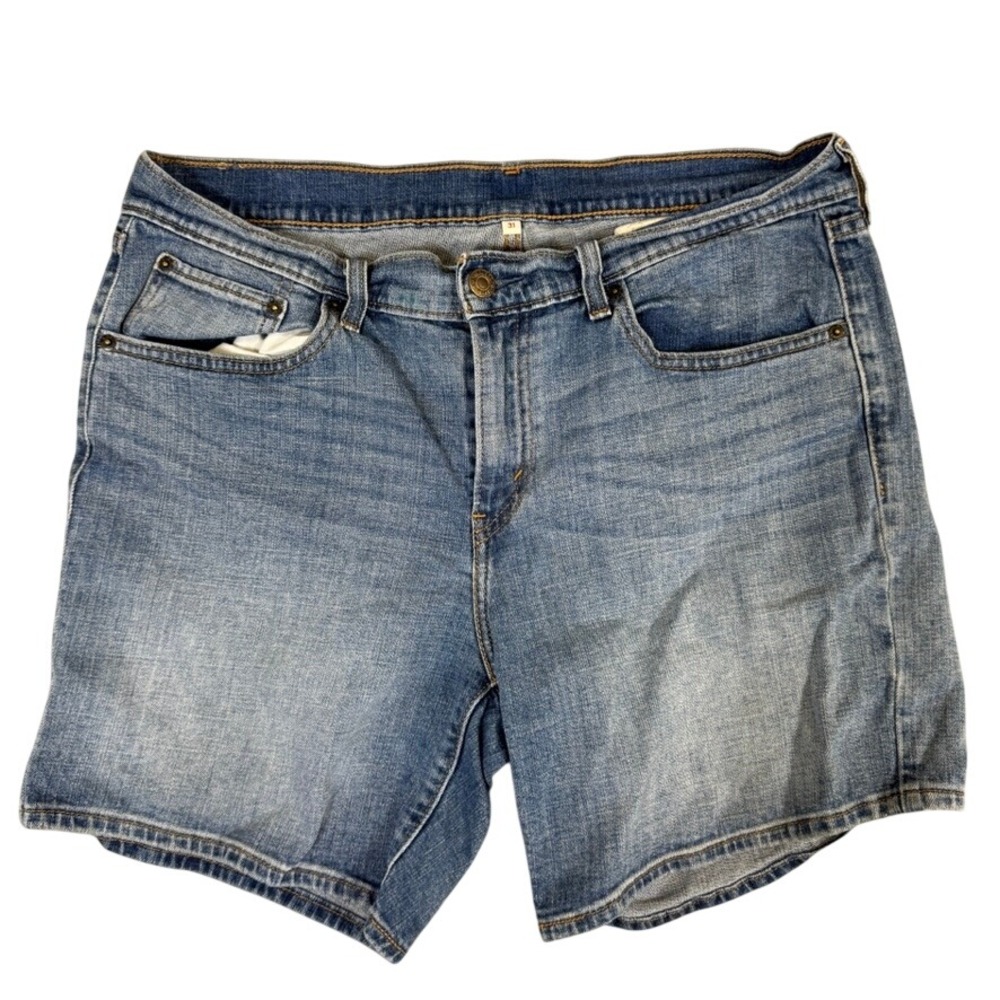 Levi Strauss & Co. Womens Medium Wash Denim Jean Shorts Size 31